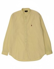 MARLBORO CLASSICS Mens Shirt XL Yellow Cotton CN16