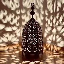 Lanterne En Fer Marocaine Msedes H45Cm