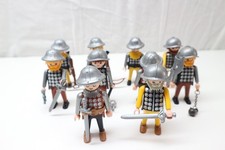 playmobil soldiers guard knight x10 chevaliers use 3666 3667 5996 3268 6000 3888