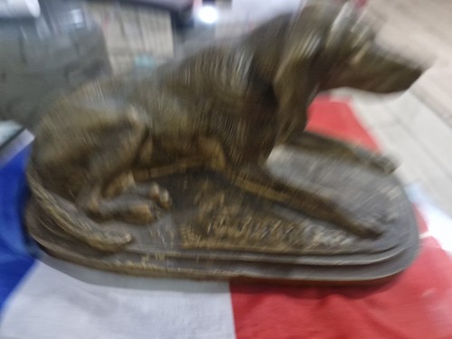 Chien bronze fremiet - chien,