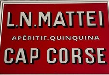 Plaque métallique Cap Corse