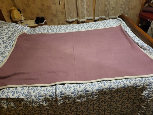 Plaid vieux rose 150x105 - 150x105, cm
