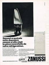 1968 ADVERTISEMENT ZANUSSI Refrigerator