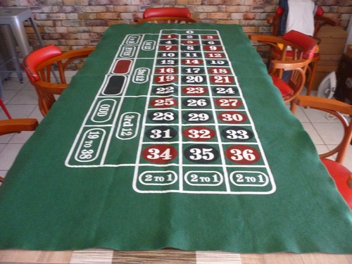 Tapis jeux roulette et - tapis,