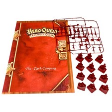 Heroquest Advanced The Dark Company Quest Booklet/Poster + Miniatures & Weapons