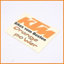 NOS AUTOCOLLANTS VINTAGE KTM