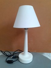 LAMPE en bois HABITAT pied tulipe années 80 