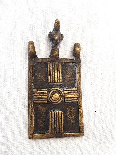 Amulette pendentif bronze - pendentif,