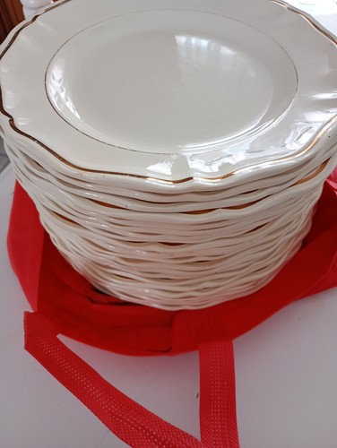 Assiettes porcelaine blanche - porcelaine,