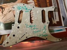 The Smithereens hand Signed Auto Electric Guitar pick guard Pat DiNizio 2012