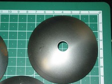 x Rosace collerette acier 8 cm