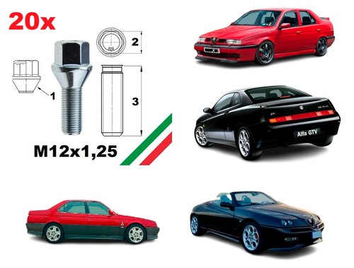 Boulons alfa romeo gtv - boulons,