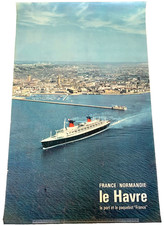 RARE Paquebot SS FRANCE French