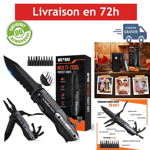 Wearxi couteau survie - de,