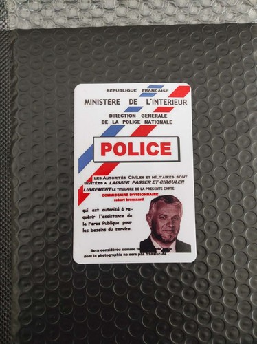 Replique carte police - police, du