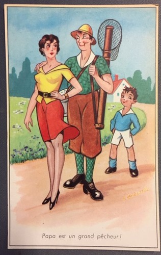 Carte postale humoristique - humoristique,