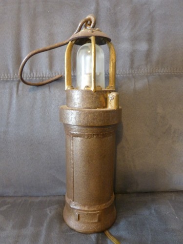 Ancienne lampe mineur - ancienne, de