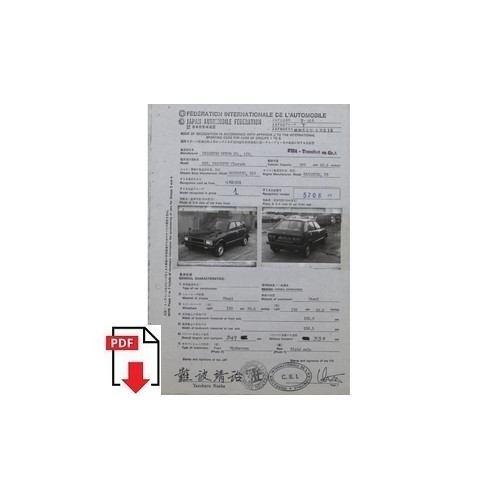 1978 daihatsu charade g10 form - daihatsu,