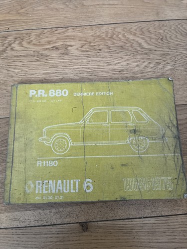 Renault catalogue pieces - 6,