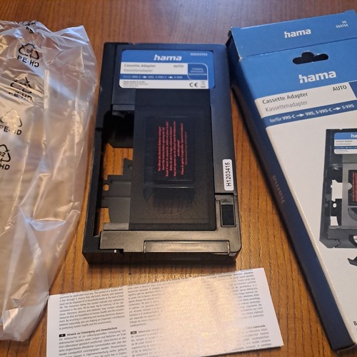 Adaptateur cassette vhs - adaptateur,