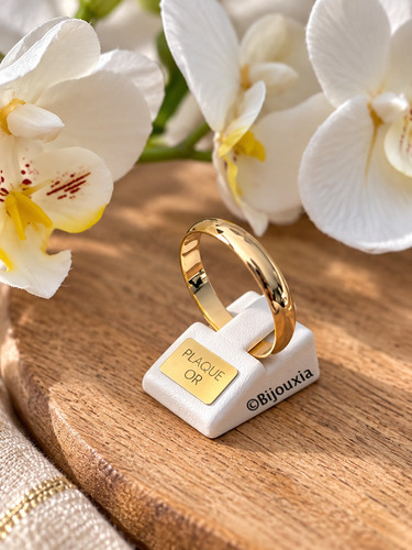 Bague alliance lisse 4mm - bague,