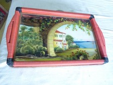 RARE PLATEAU DECOR MIROIR FIL