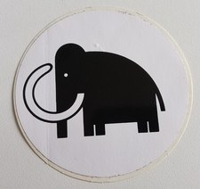 ANCIEN STICKER AUTOCOLLANT