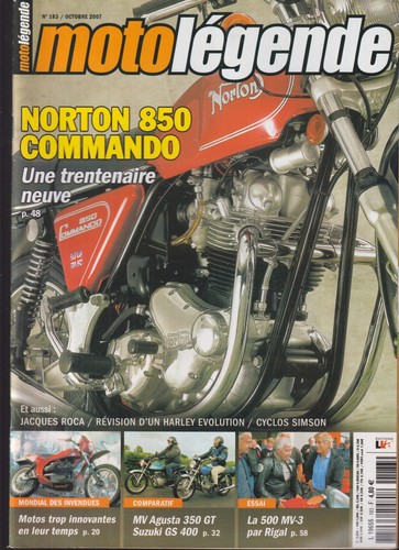 Moto legende 183 norton - norton, 850