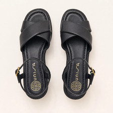 UNISA Sandales Cuir Noir &