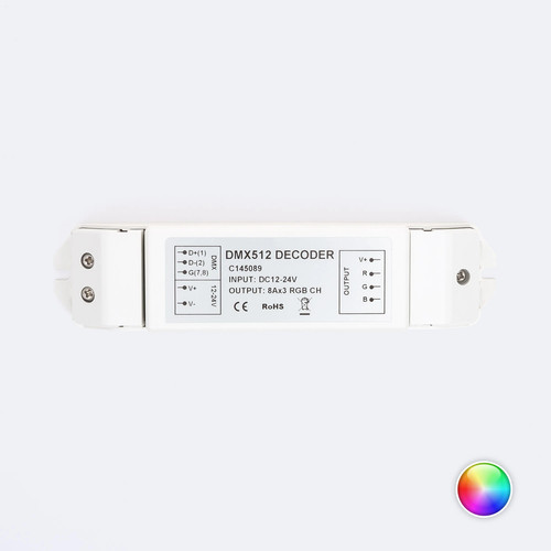 Contrôleur dmx512 decoder - contrôleur, 3