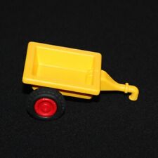 Playmobil country yellow child tractor trailer 3715