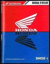 Revue d'Atelier HONDA Scooter SH 50 SCOOPY / FIFTY 1996 à 2001 Manuel Technique