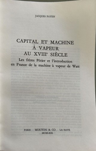 Capital machine vapeur - et, à