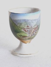 Ancien Coquetier En Porcelaine