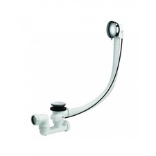 Vidage baignoire universel NF - à câble 650 mm - siphon orientable VALENTIN