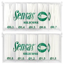 Sensas Tuyau en Silicone Sortimentbox Transparent Angelschlauch Posenschlauch