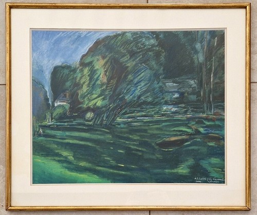 Claude jouhanneau pastel sur - pastel,