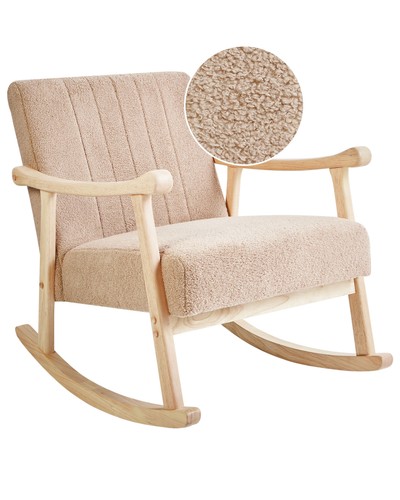 Fauteuil bascule rembourré - à,