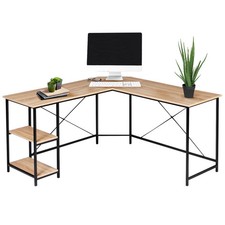 Bureau d'angle en forme de L