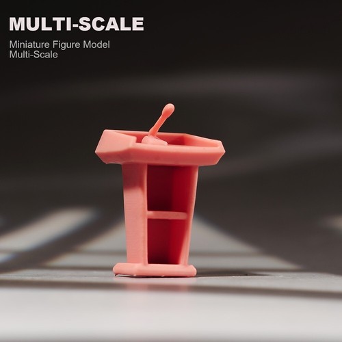 Resin scale podium - scale,