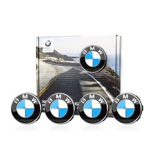 4PCS Genuine BMW Floating Alloy Wheel Center Hub Caps 68mm/56mm 36122455268