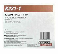 New Open Box Lincoln Electric K231-1 Submerged Arc Contact Nozzle Assembly.