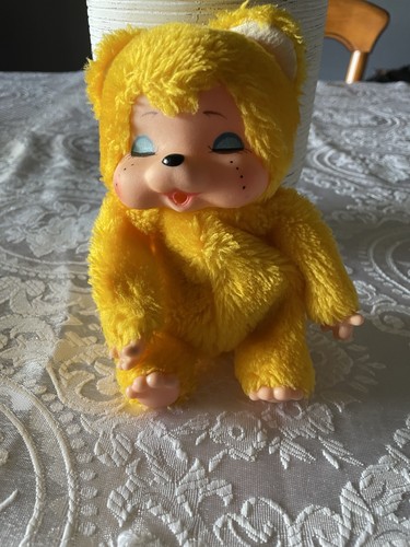 Yellow kiki monkey plush - yellow,