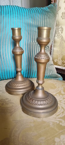 Paire petits bougeoirs - paire,