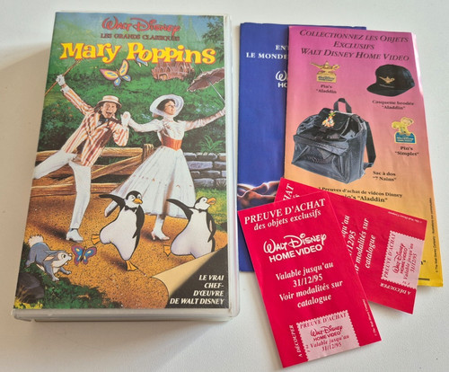 Mary poppins disney cassette - poppins,