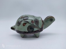14cm Glazed Terracotta Turtle