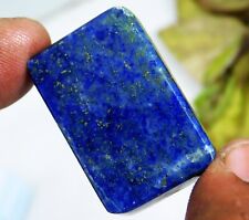 Superbe pierre précieuse de collection en lapis-lazuli naturel taillé émeraud...