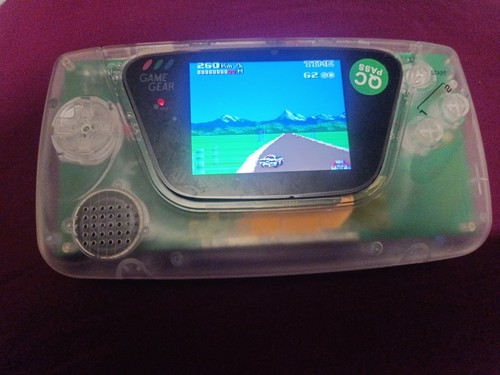 Sega game gear console - game,