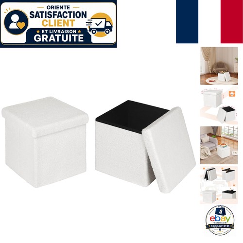 Tabourets ottomans pliables - ottomans, en