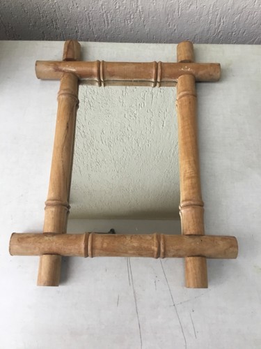 Miroir cadre bois - , bambou